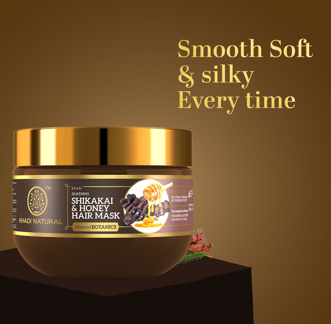 Shikakai & Honey Hair Mask - Powered Botanics 200gm