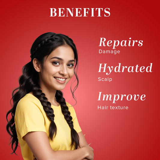 Hibiscus & Aloe Vera Hair Mask - SLS, Parabens & Color Free 200gm