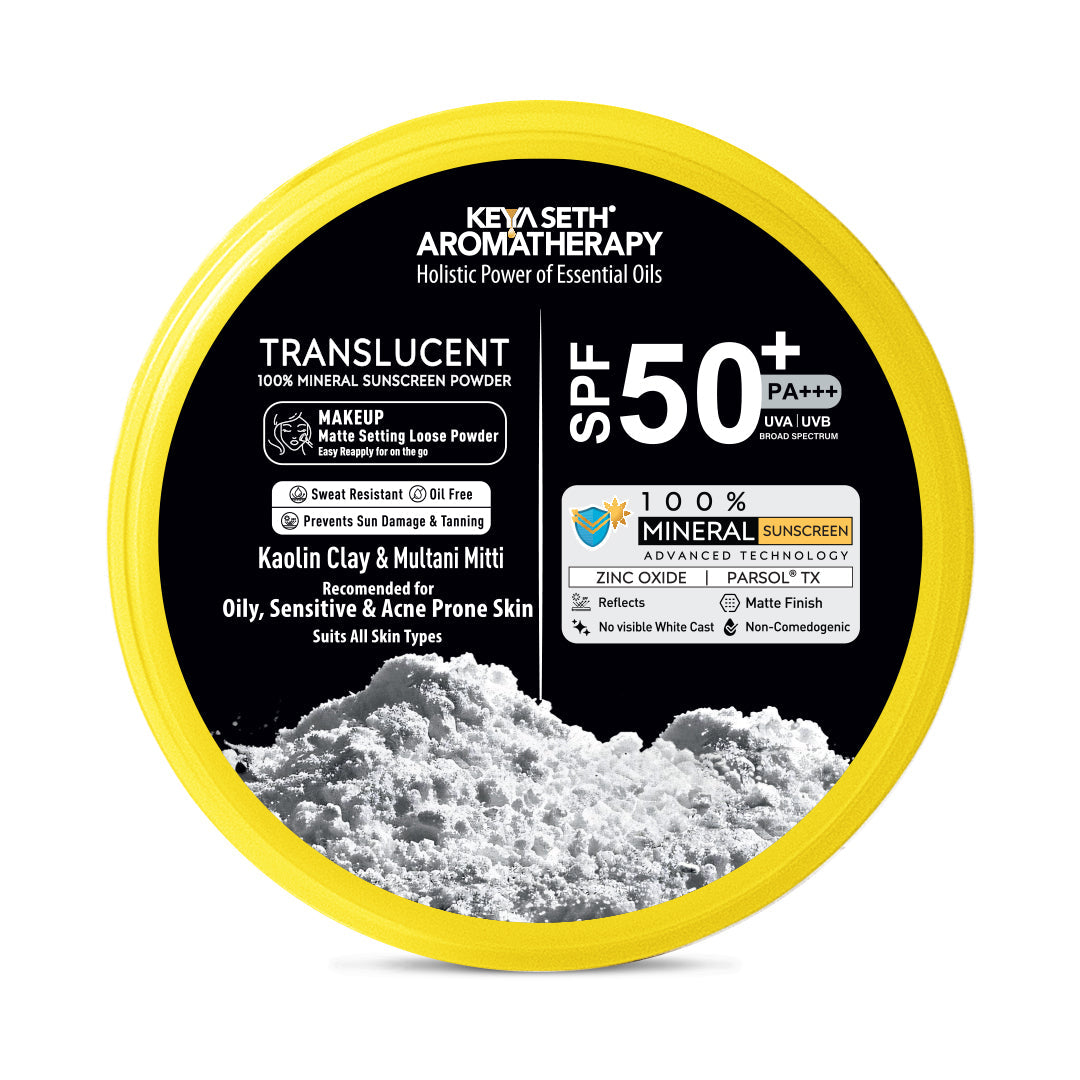【Keya Seth】 100% Mineral Translucent Sunscreen Loose Powder SPF 50 PA+++｜ミネラル トランスルーセント サンスクリーン ルースパウダー SPF50｜50g