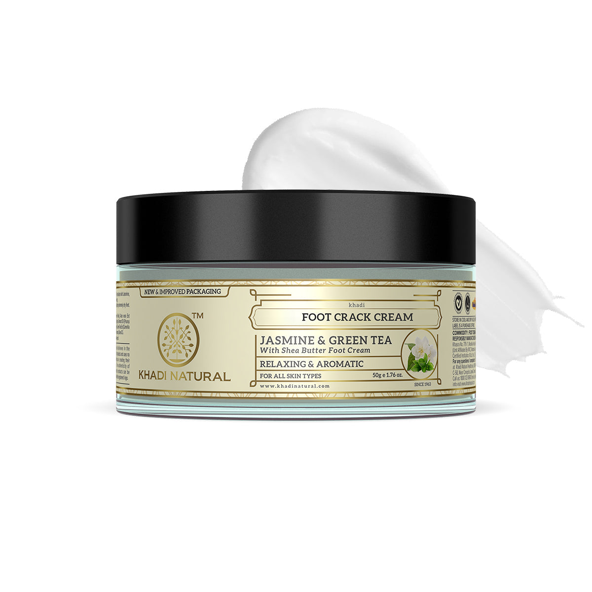 Jasmine & Green Tea Foot Crack Cream - With Sheabutter 50gm