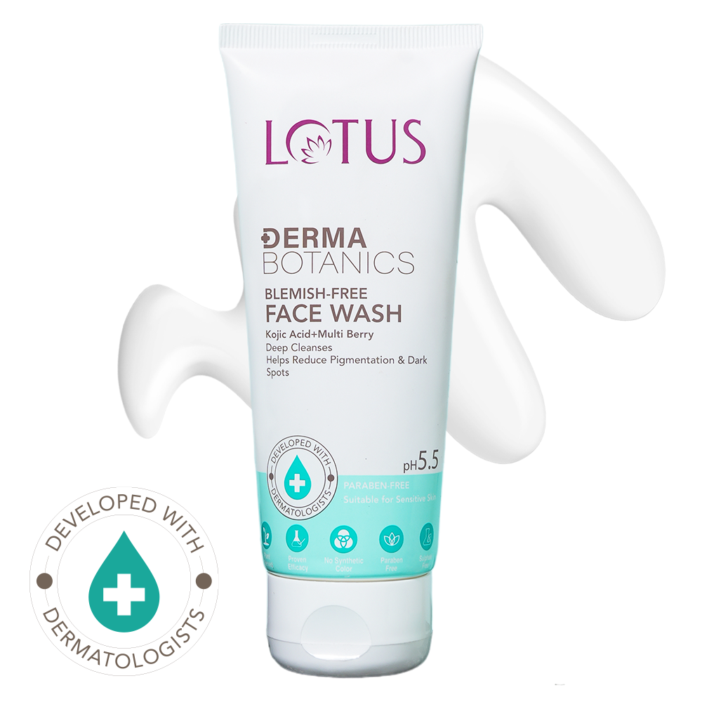DermaBotanics Kojic Acid + Multi Berry Blemish Free Facewash Pack of 2