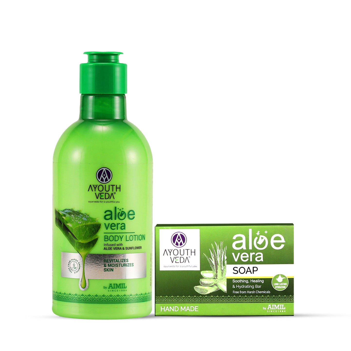 Aloe Vera Soap 100g + Aloe Vera Body Lotion 250 ml 100g