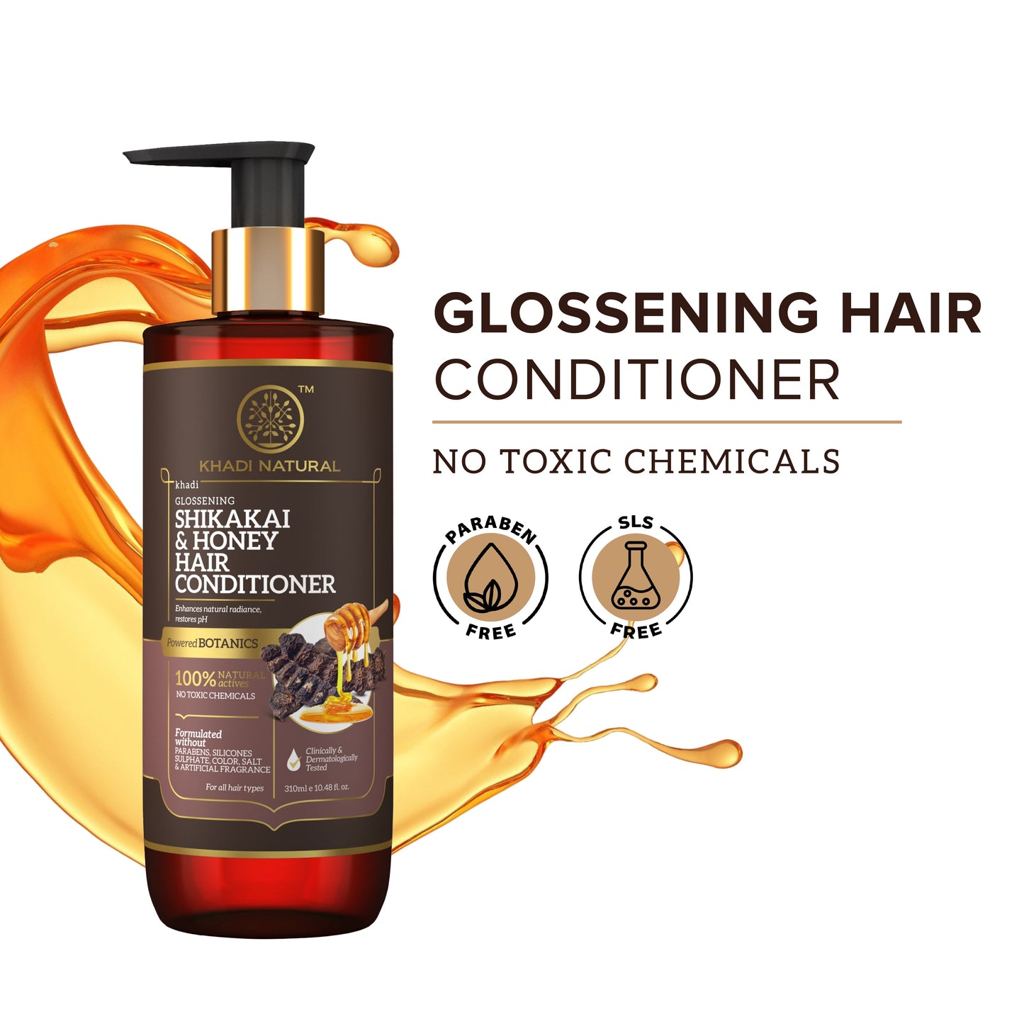 Shikakai & Honey Hair Conditioner-Powered Botanics 310ml