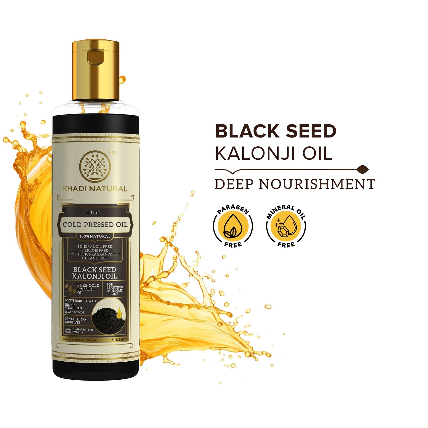 Pure Black Seed Kalonji Cold Pressed Oil - 100% Natural 100ml