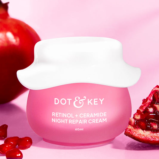 【Dot & Key】 Retinol Night Repair Cream with Ceramides｜レチノール ナイトリペアクリーム セラミド配合｜60ml
