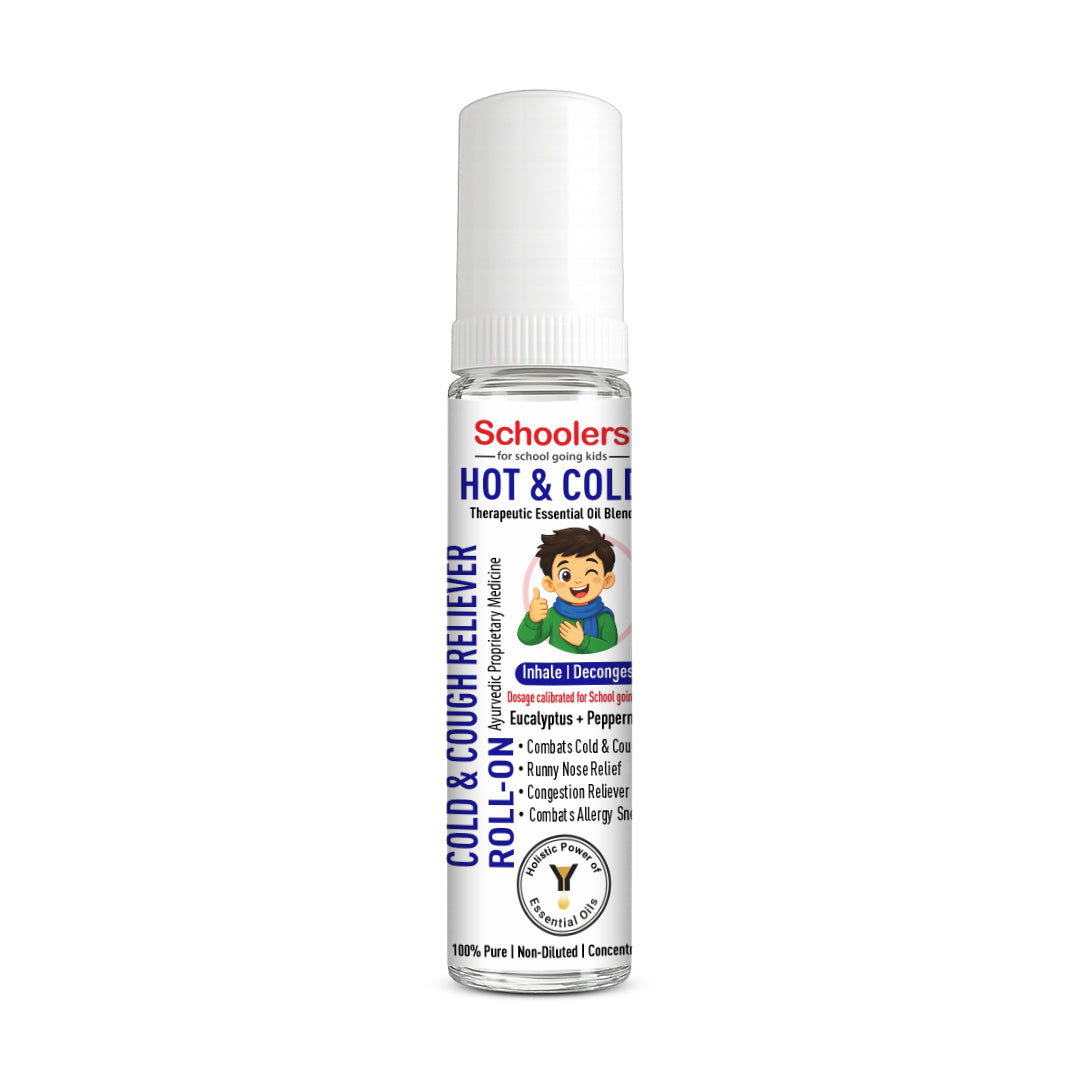 【Keya Seth】 Schoolers Baby & Kids Aroma Roll-On with Eucalyptus, Tea Tree & Peppermint Oils｜スクーラーズ ベビー＆キッズ アロマロールオン（ユーカリ・ティーツリー・ペパーミント）｜8ml
