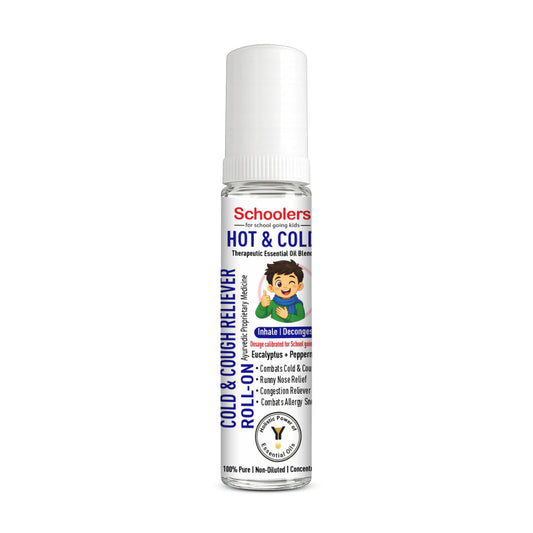 【Keya Seth】 Schoolers Baby & Kids Aroma Roll-On with Eucalyptus, Tea Tree & Peppermint Oils｜スクーラーズ ベビー＆キッズ アロマロールオン（ユーカリ・ティーツリー・ペパーミント）｜8ml