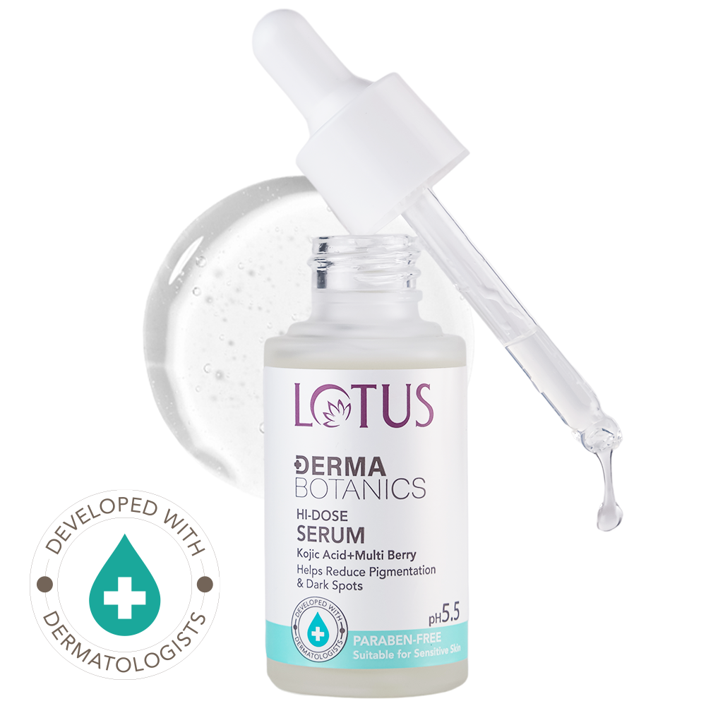 DermaBotanics Kojic Facewash+Multi Berry Hi-Dose Serum+Ampoule Crème Combos