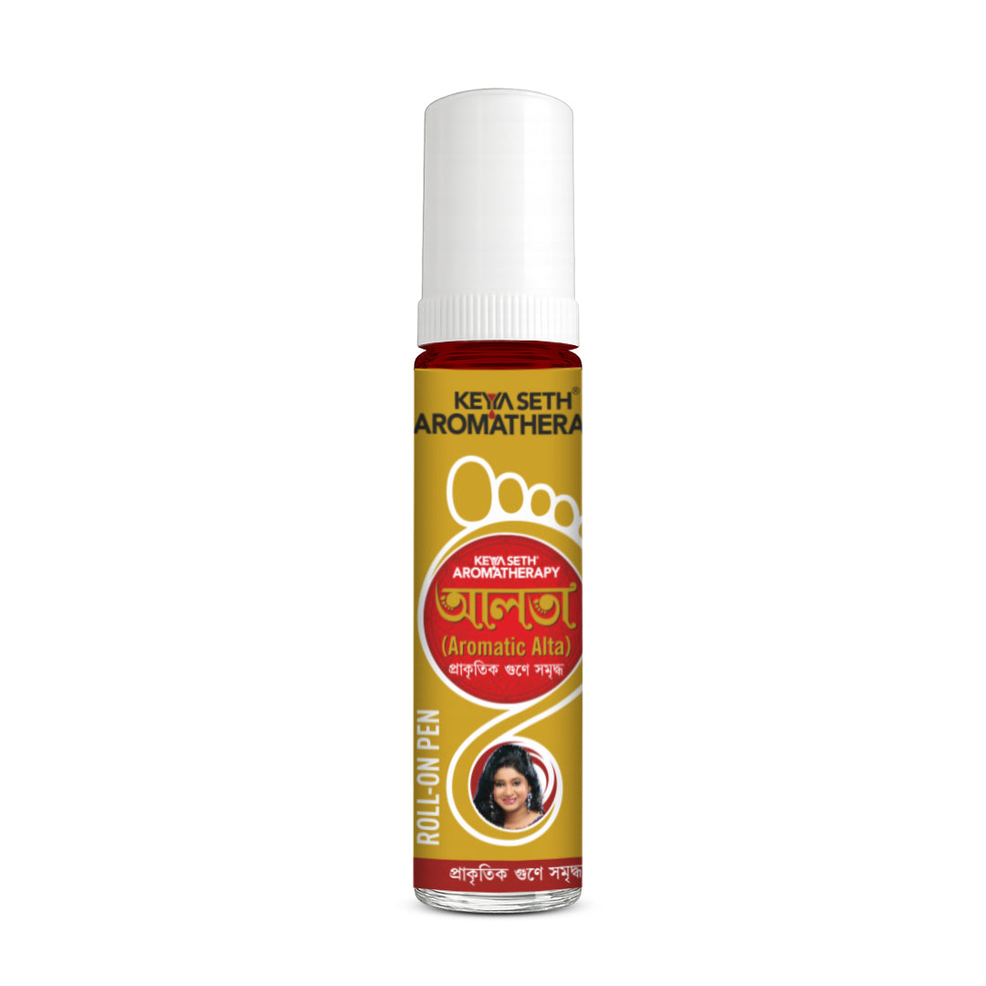 【Keya Seth】 100% Natural Aromatic Alta Roll-On Pen for Hands & Feet｜アロマティック アルタ ロールオンペン（手足用）｜8ml