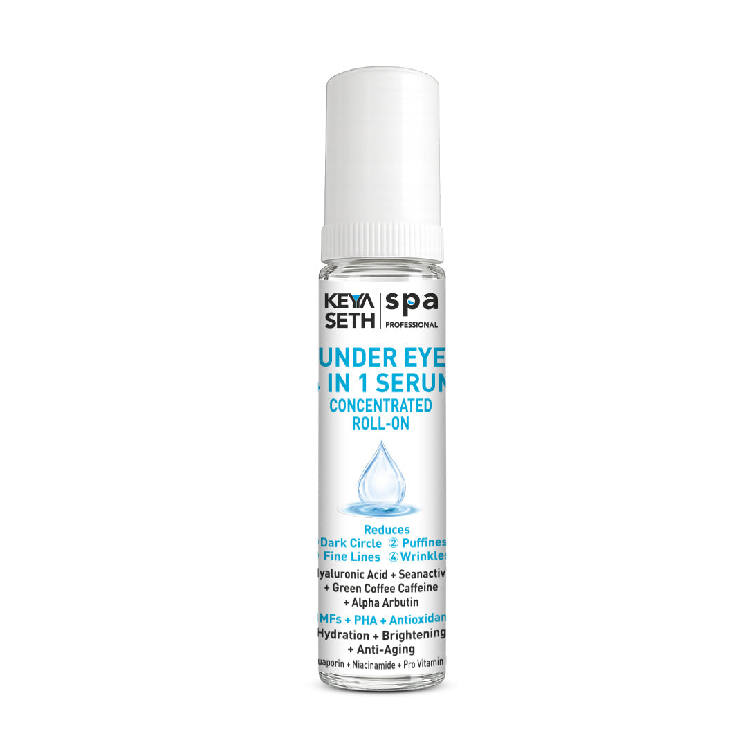 【Keya Seth】 Under Eye 4-in-1 Concentrated Serum Roll-On (Hyaluronic Acid, Green Coffee Caffeine, Alpha Arbutin & Niacinamide)｜アンダーアイ 4in1 コンセントレイテッドセラム ロールオン（目元用美容液）｜8ml