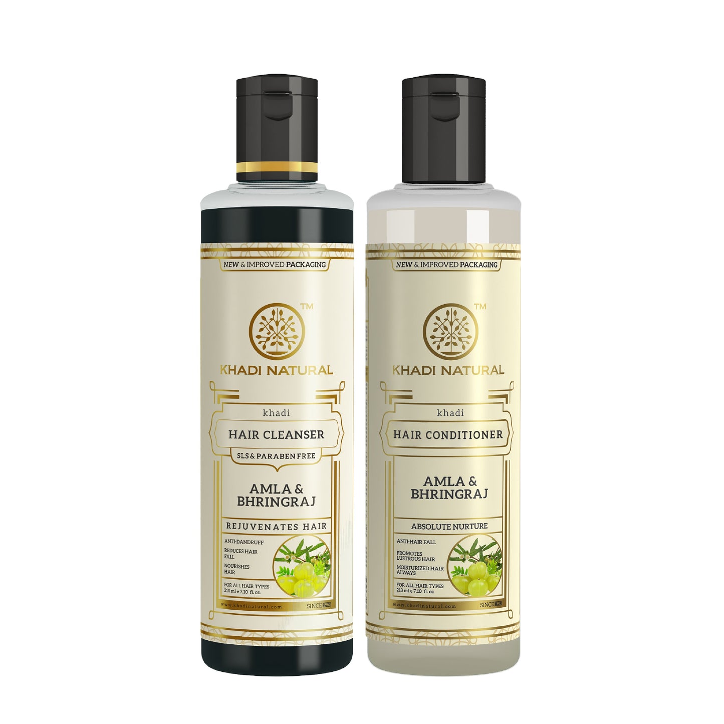 Amla & Bhringraj Hair Cleanser SLS & Paraben Free Amla & Bhringraj Hair Conditioner Combo Pack of 2 1