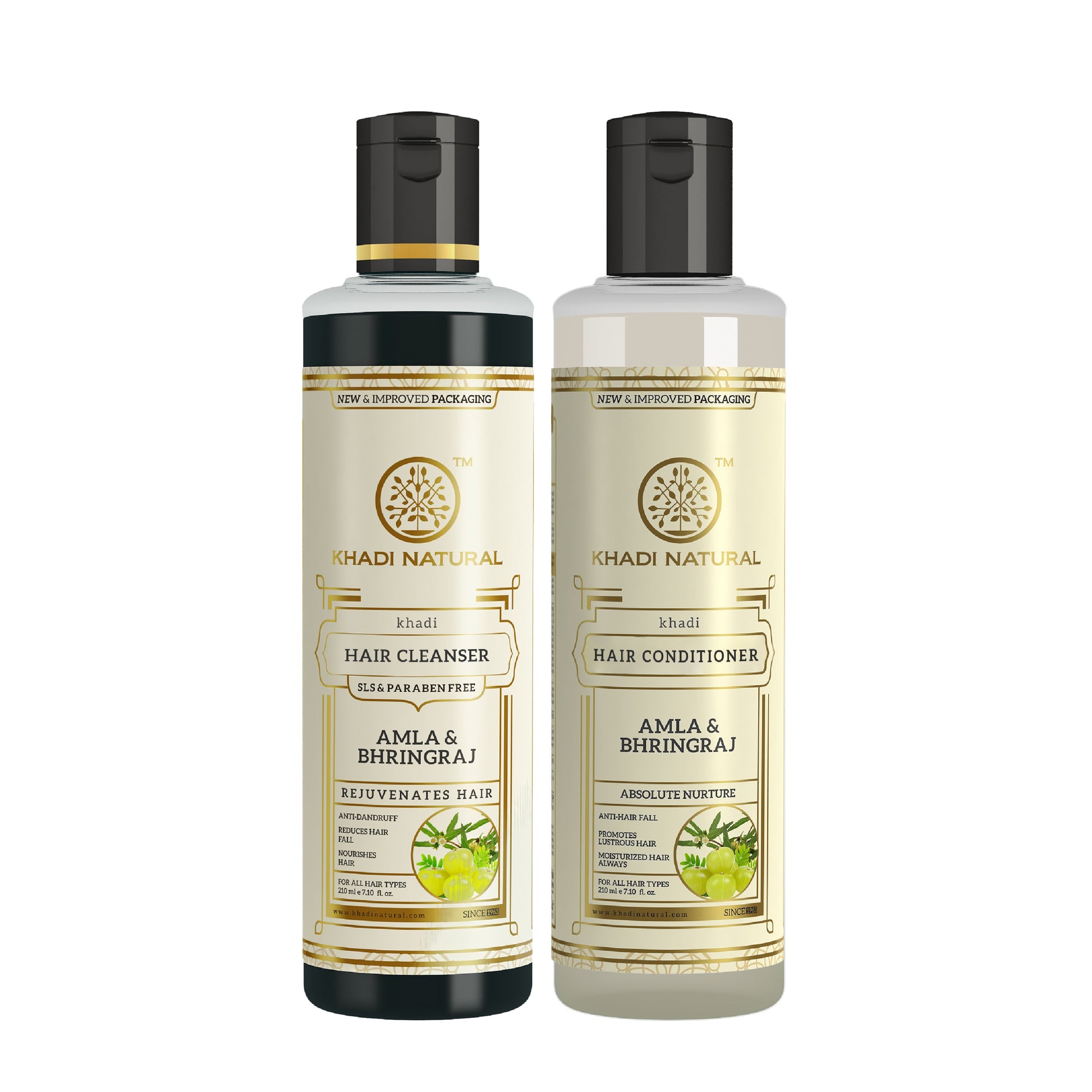 Amla & Bhringraj Hair Cleanser SLS & Paraben Free Amla & Bhringraj Hair Conditioner Combo Pack of 2 1