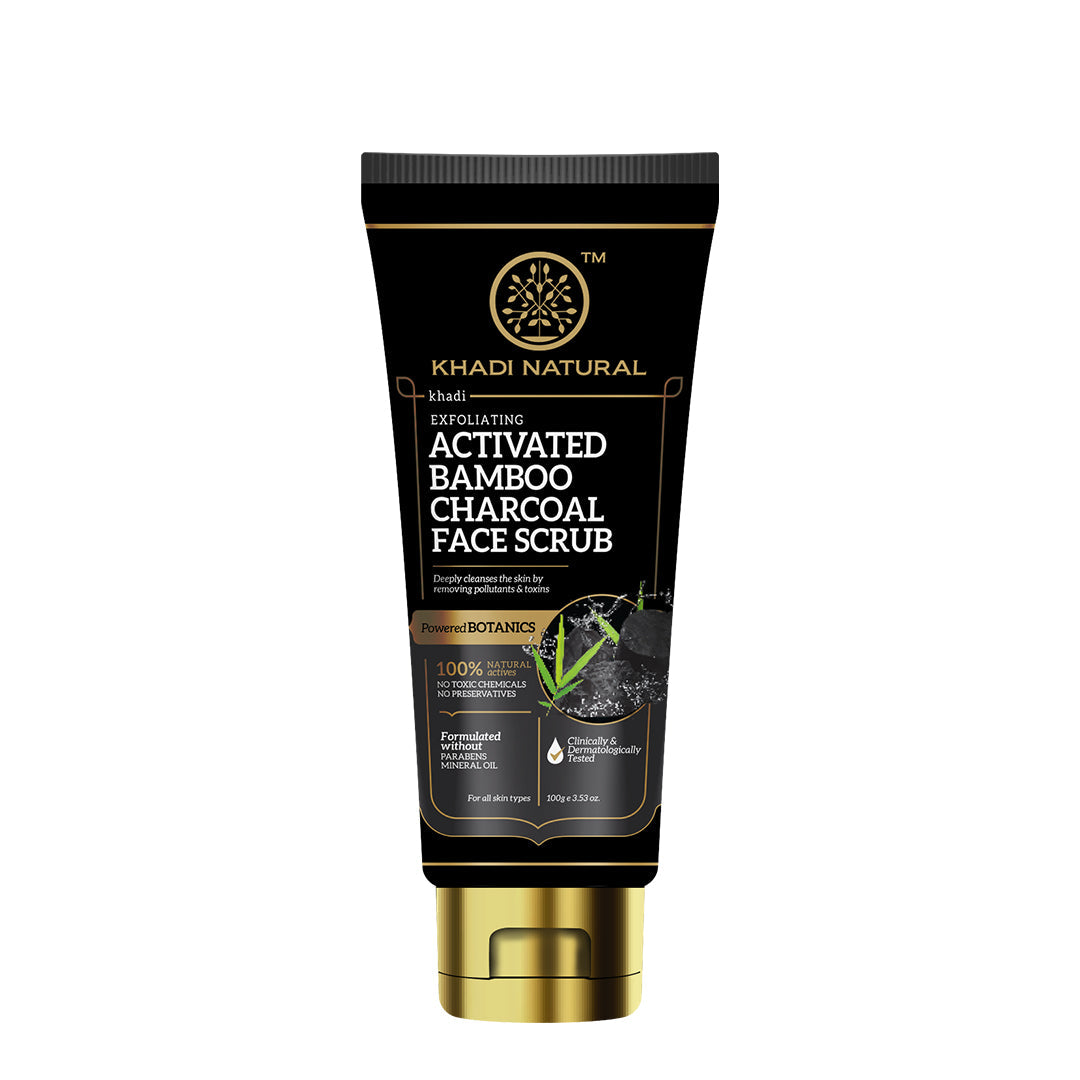 Activated Bamboo Charcoal Face Scrub 100gm