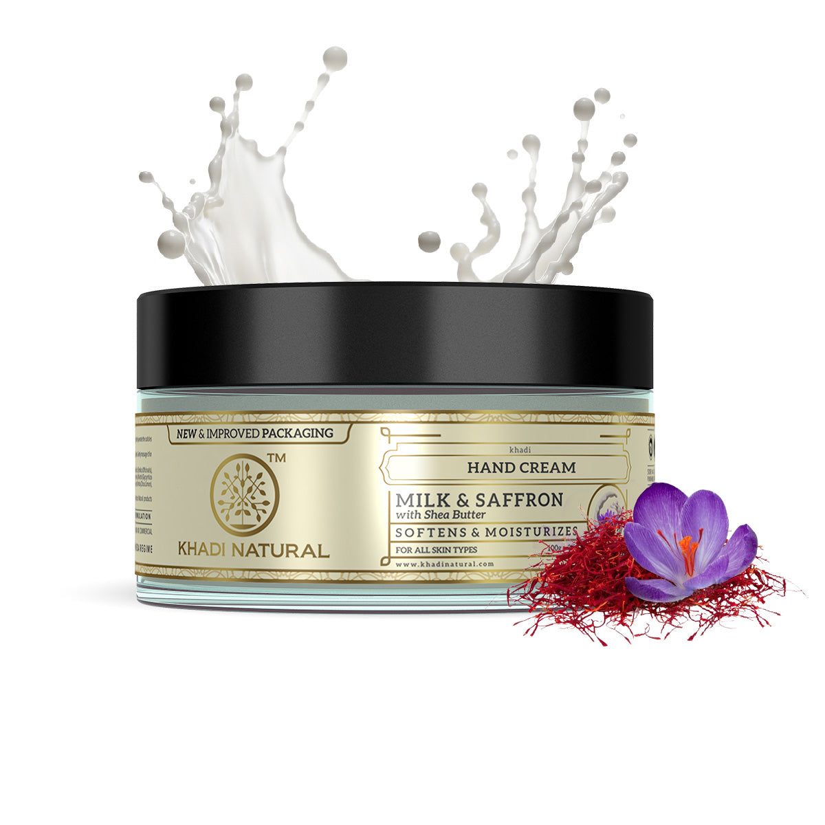 Hand Cream Milk & Saffron with Sheabutter 100gm