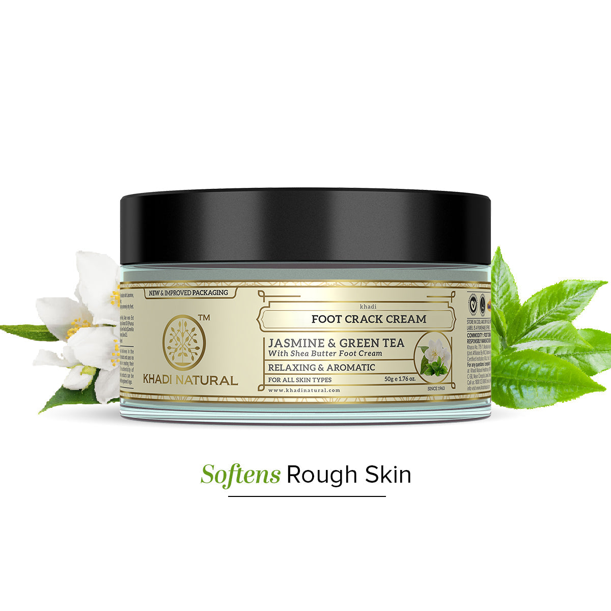 Jasmine & Green Tea Foot Crack Cream - With Sheabutter 50gm