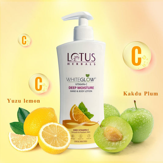 WhiteGlow Vitamin C Deep Moisture Hand & Body Lotion 400 ml
