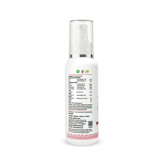 【Ayouthveda】 Acne Enemy Clarifying Facial Toner with Pomegranate, Amla, Aloe Vera & Rose Distillate for Acne & Oil Control｜アクネ エネミー クラリファイング フェイシャル トナー｜100ml