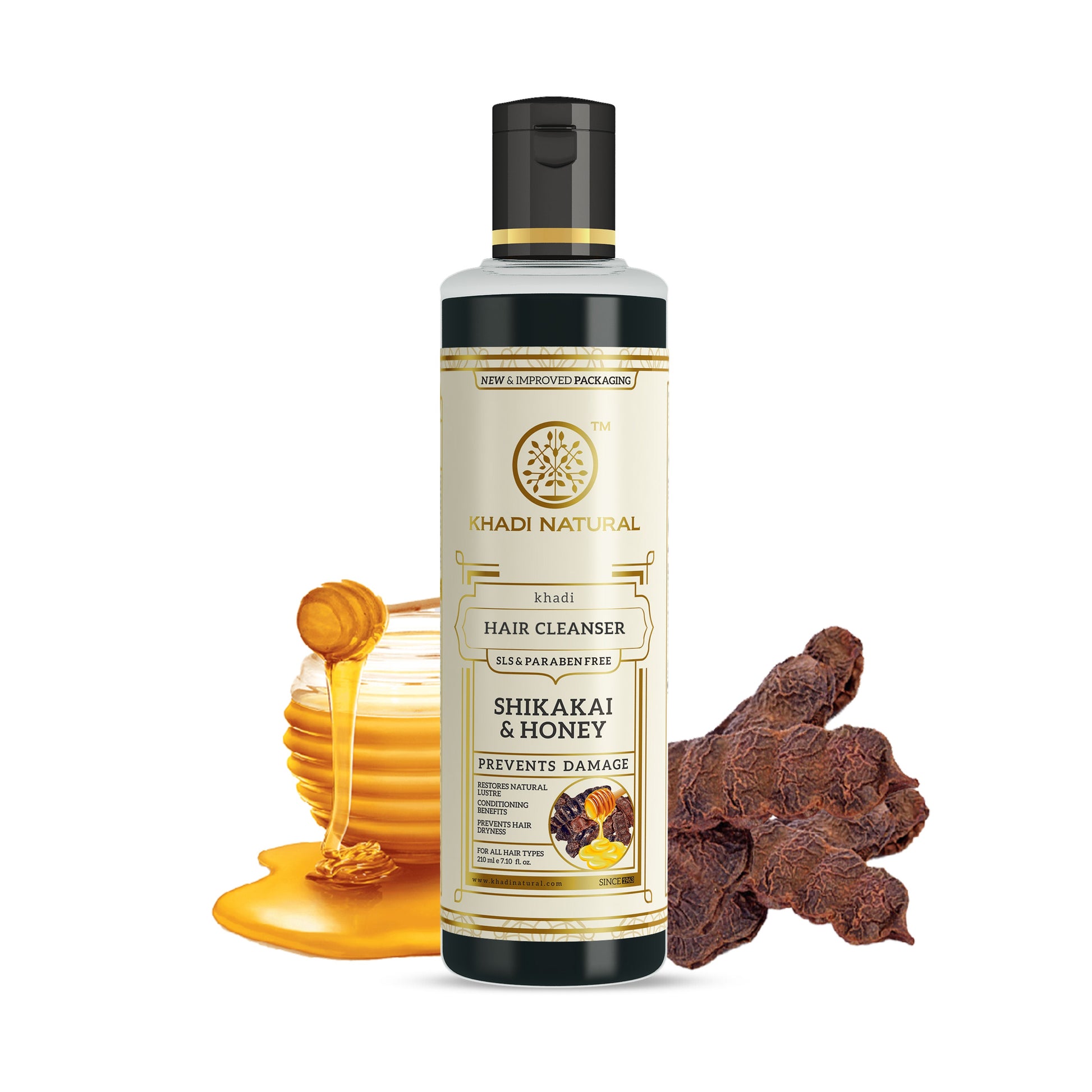Shikakai & Honey Cleanser Combo SLS & Paraben Free Pack of 2 210ml Each