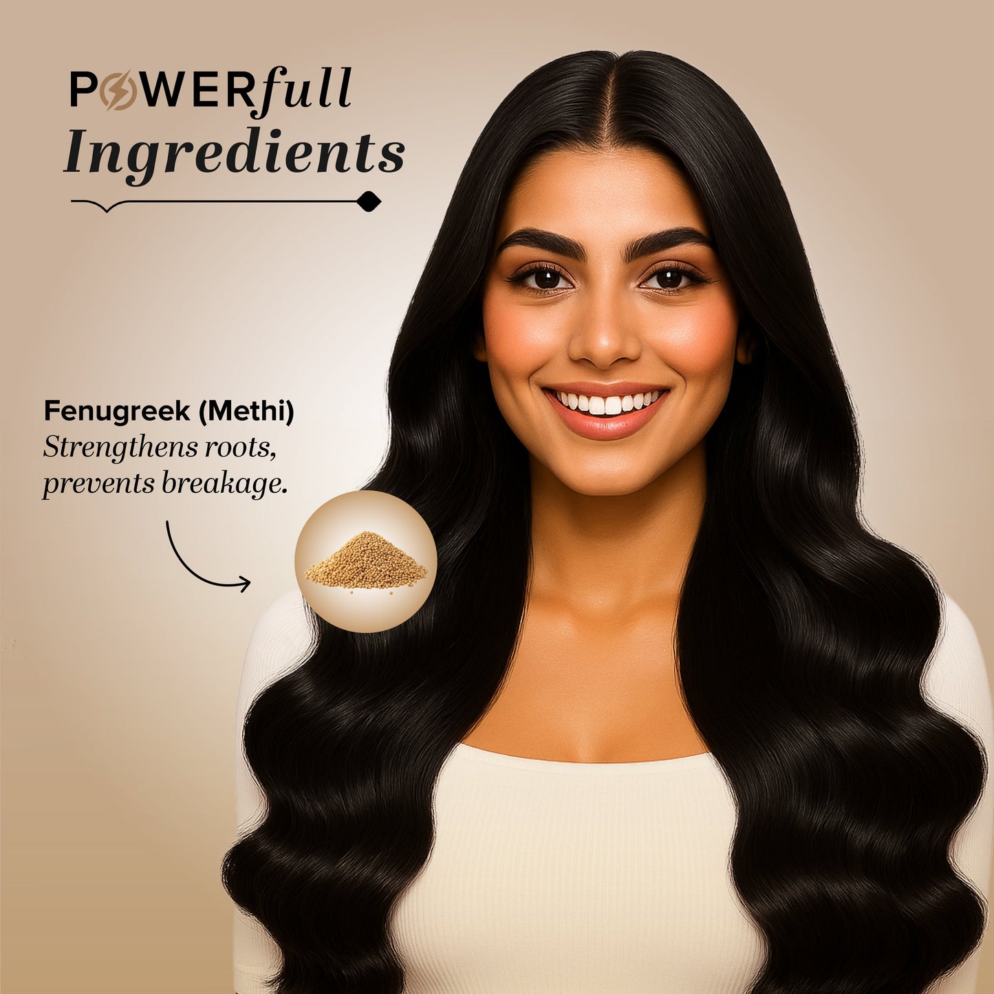 Organic Fenugreek Seed Powder For Hair Care 100% Natural 100gm