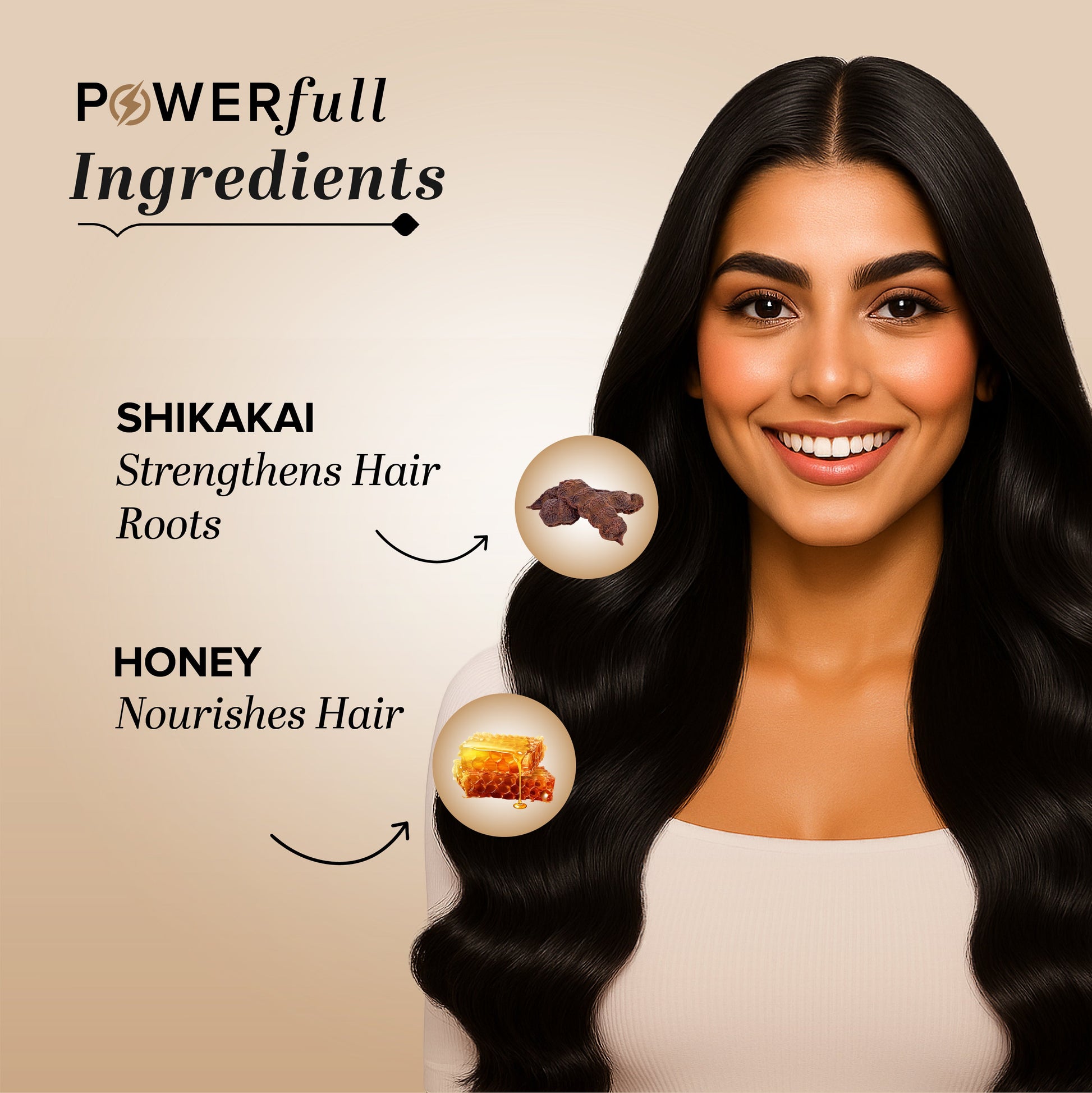 Shikakai & Honey Hair Conditioner-Powered Botanics 310ml