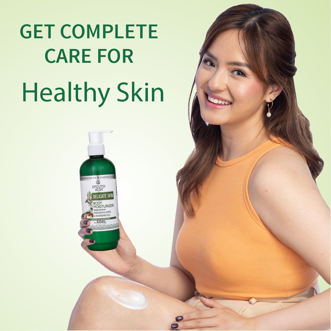 Delicate Skin Body Moisturizer For Intense Moisturization Net qty.- 300ml 300ml