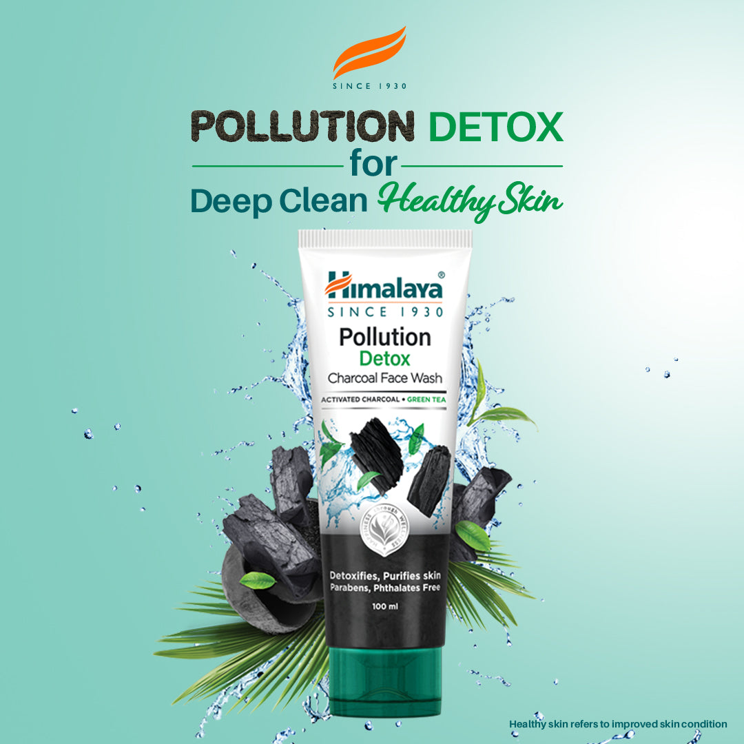 Himalaya Pollution Detox Charcoal Face Wash 200ml