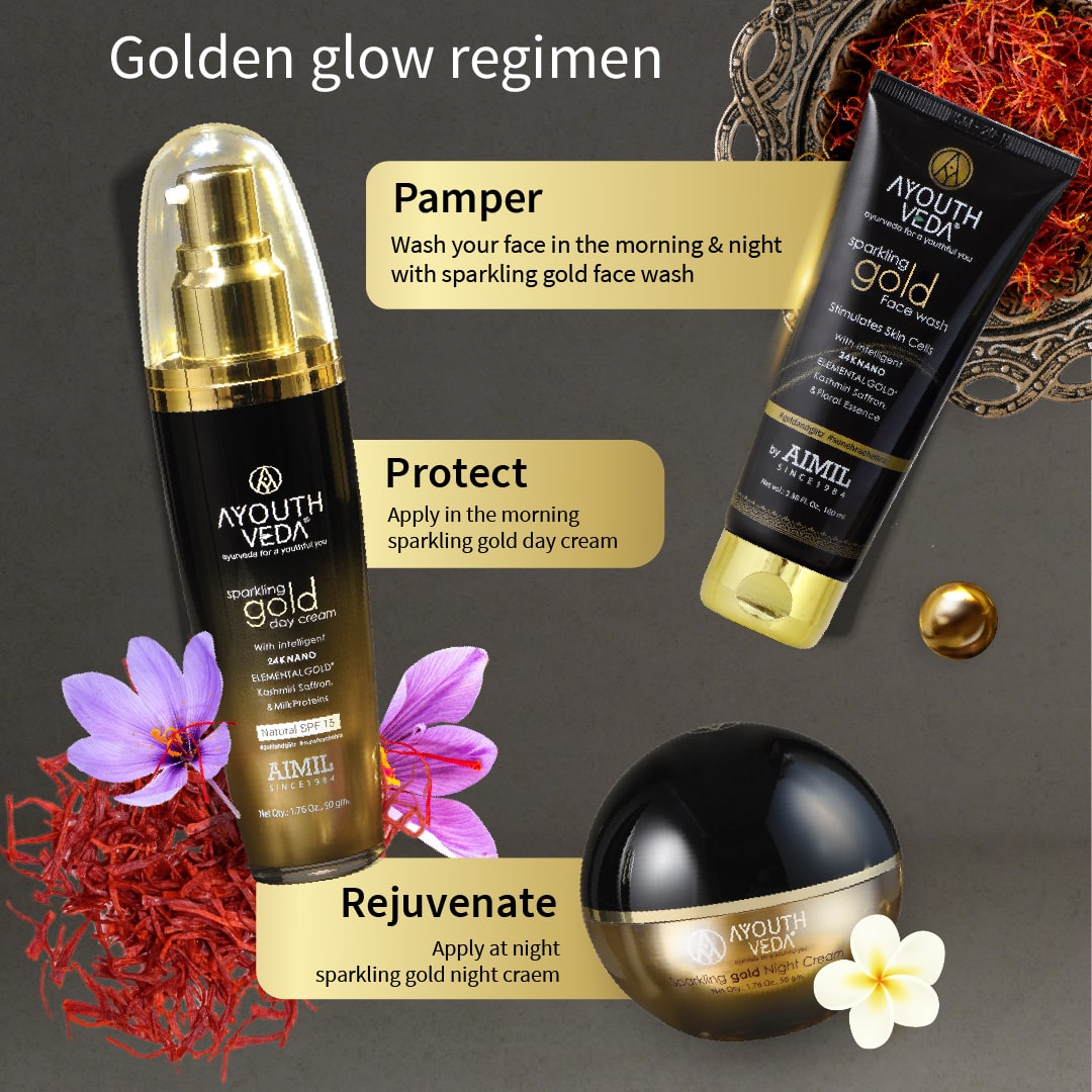 Sparkling Gold Face Wash With 24k Gold & Saffron (Net Qty-100 ml) 100ml