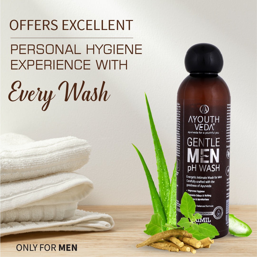 Gentle-Men pH Wash with pH balanced formula (Net Qty-180ml) 180ml