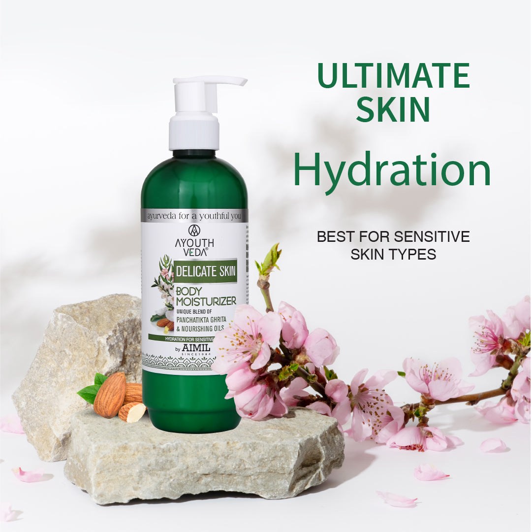 Delicate Skin Body Moisturizer For Intense Moisturization Net qty.- 300ml 300ml