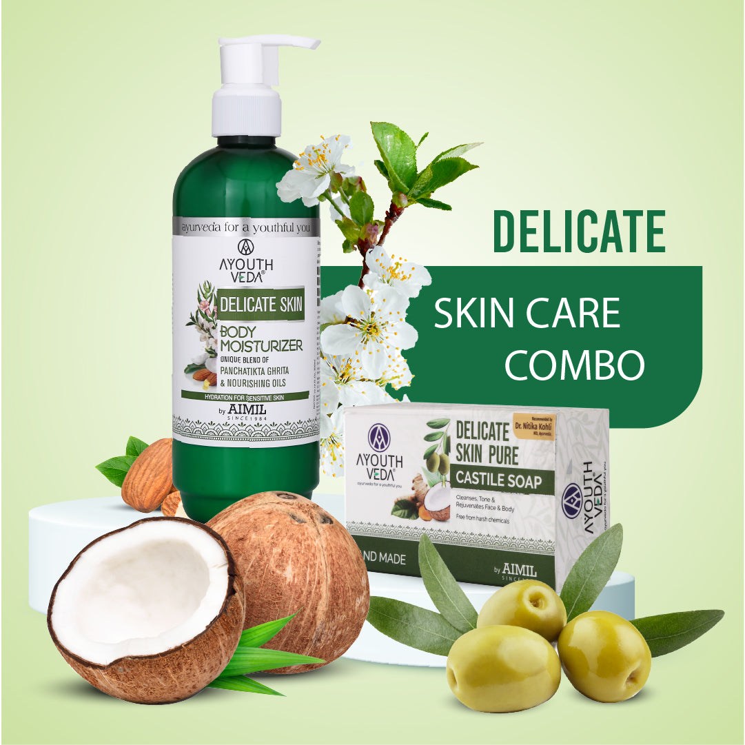Delicate Skin Body Moisturizer For Intense Moisturization Net qty.- 300ml 300ml