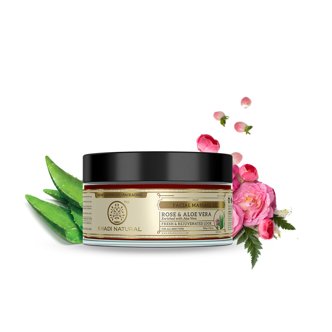 Rose & Aloevera Facial Massage Gel 100gm