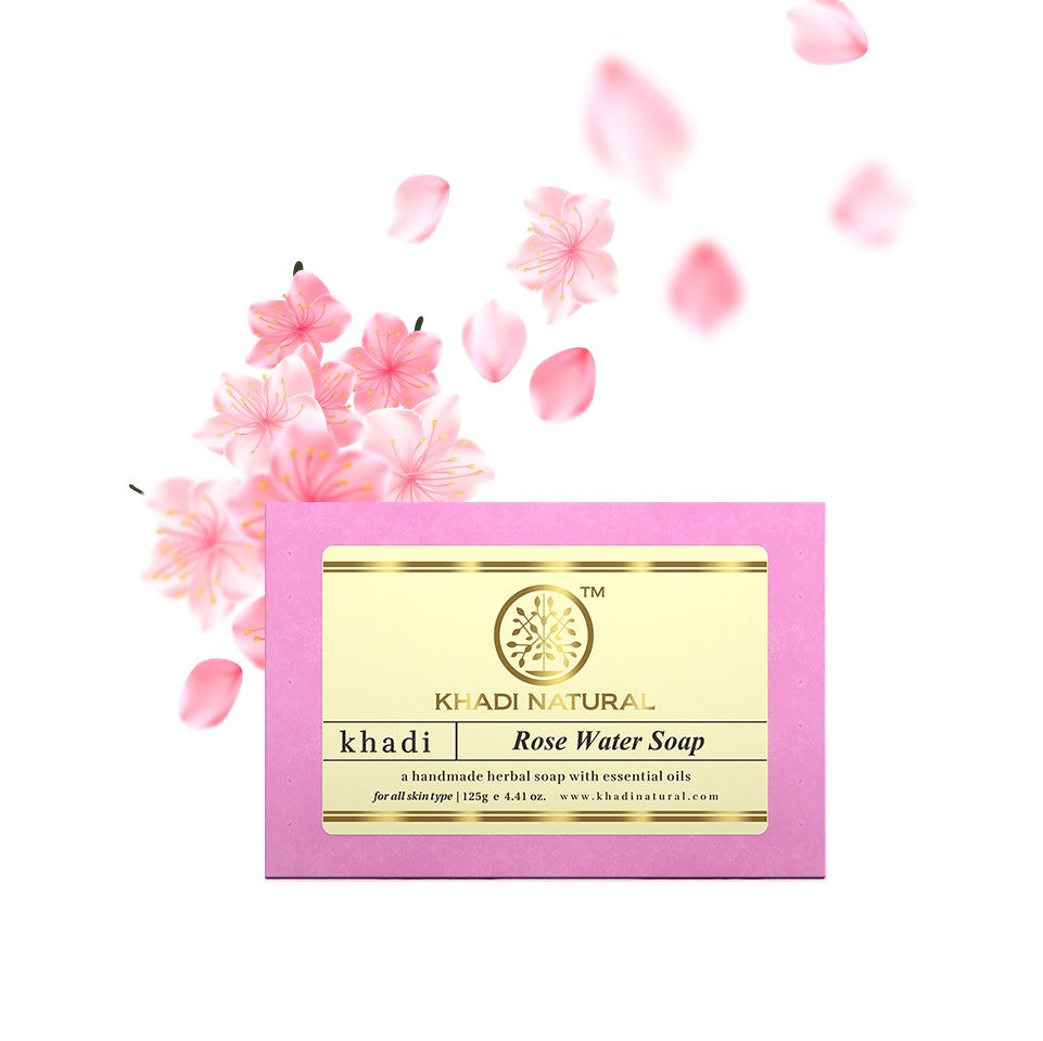 Herbal Rose Water Soap 125gm