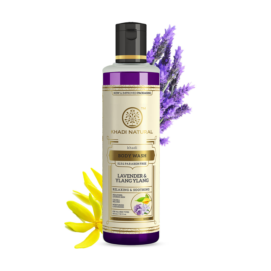 Lavender & Ylang Ylang Body Wash SLS & Paraben Free 210ml