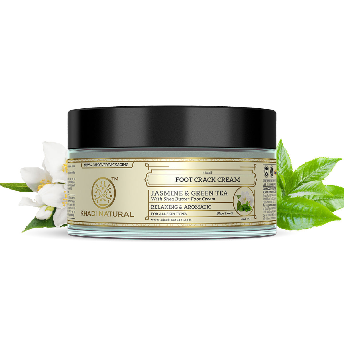 Jasmine & Green Tea Foot Crack Cream - With Sheabutter 50gm
