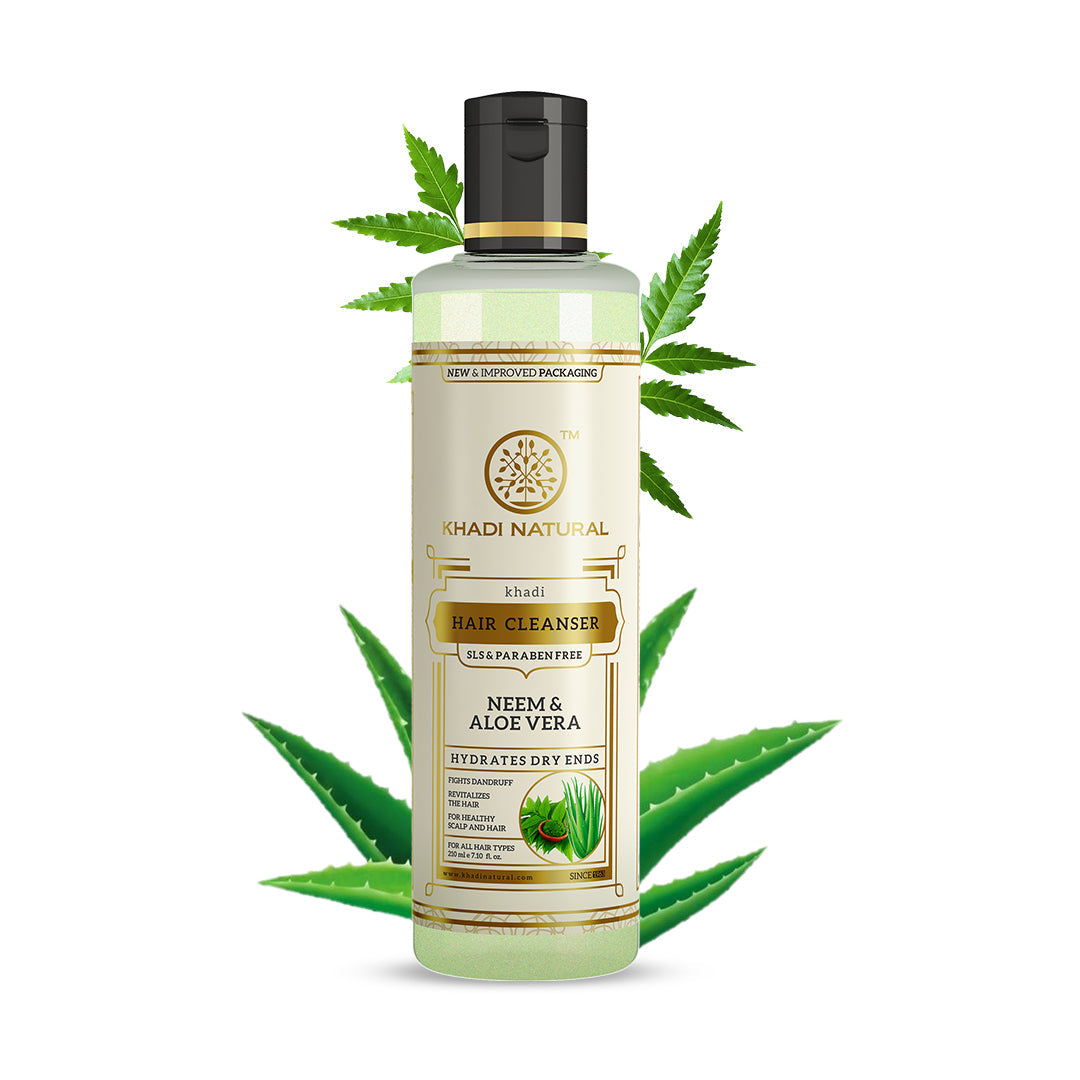 Neem & Aloevera Hair Cleanser SLS & Paraben Free 210ml