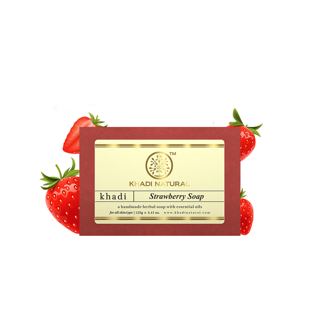 Strawberry Soap 125gm