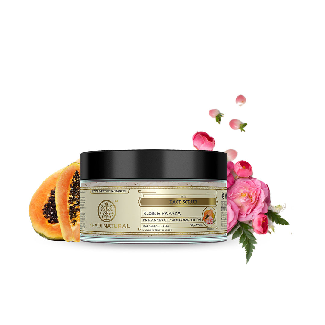 Rose & Papaya Face Scrub 50gm