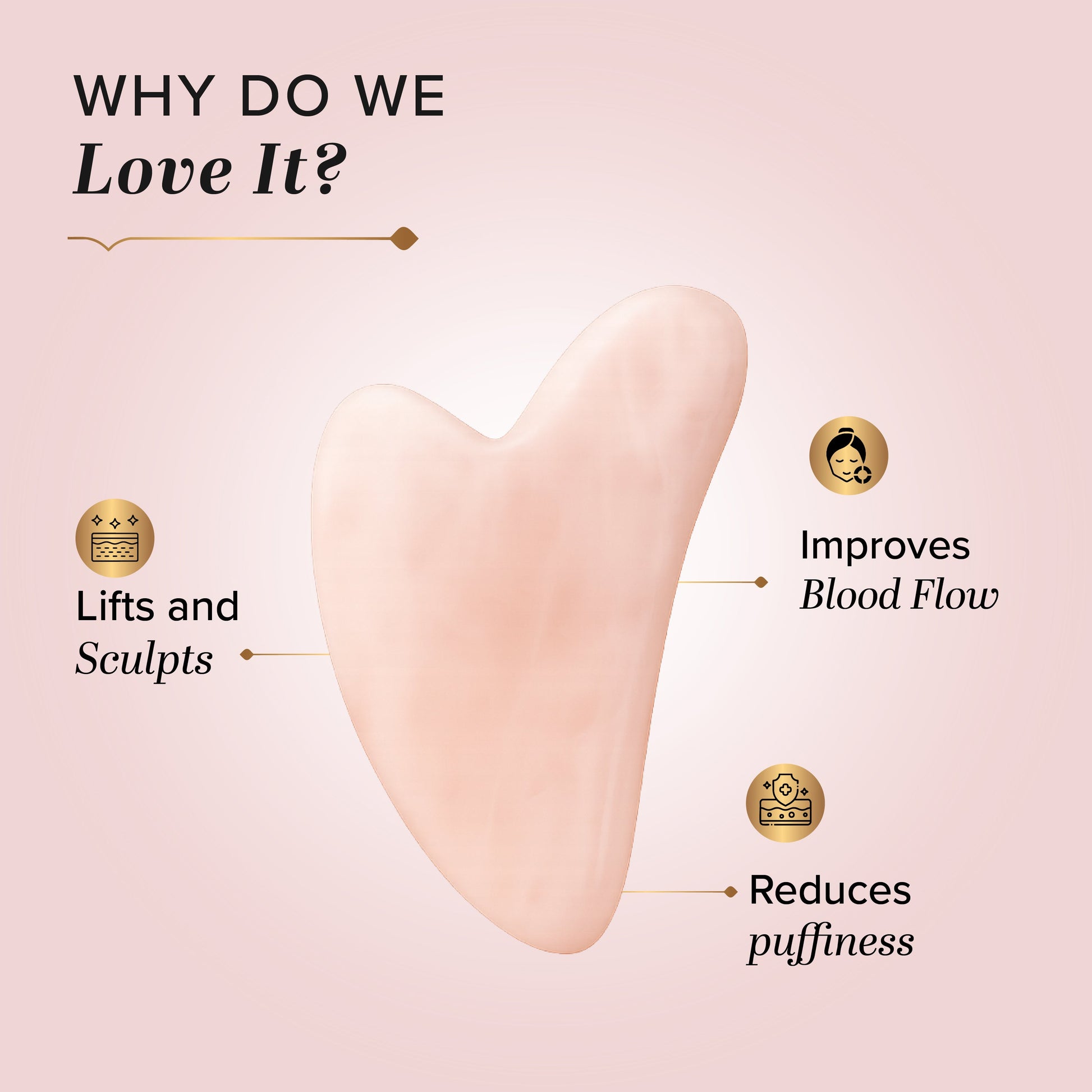Rose Quartz Gua Sha