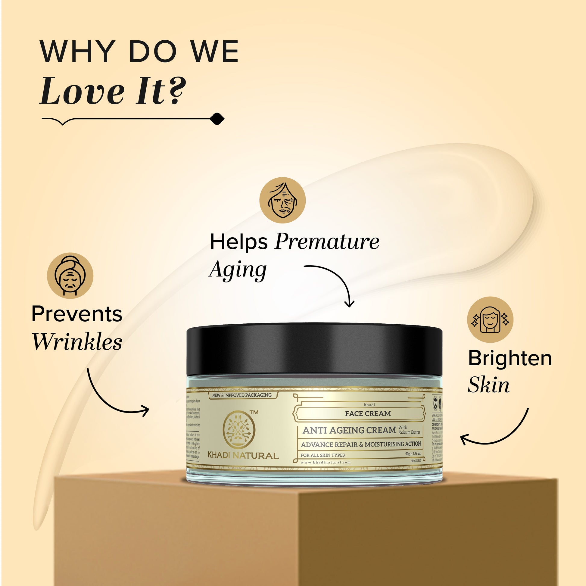 Herbal Anti Ageing Cream 50gm