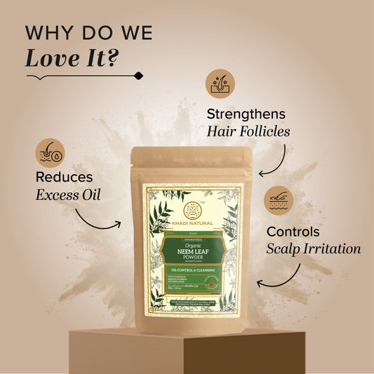 Organic Neem Leaf Powder For Hair - 100% Natural 100gm