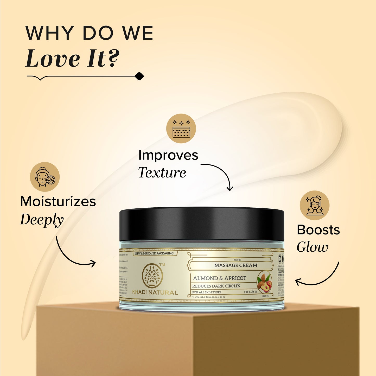 Almond & Apricot Massage Cream 50gm