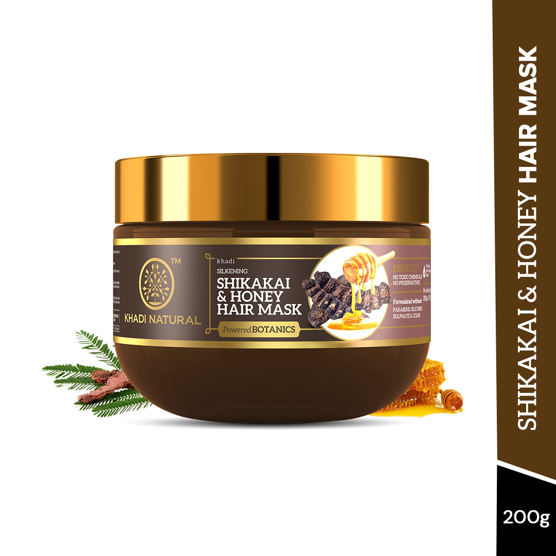 Shikakai & Honey Hair Mask - Powered Botanics 200gm