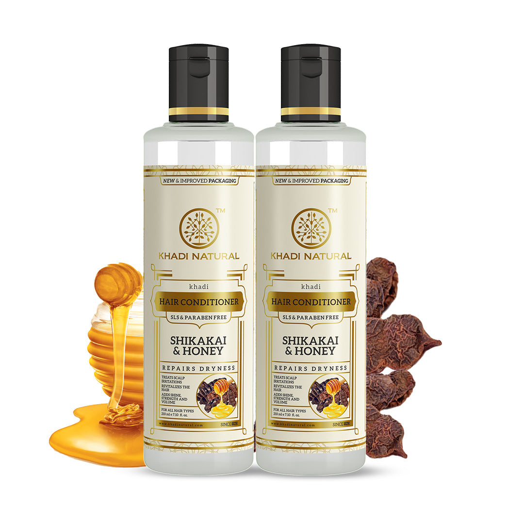 Shikakai & Honey Hair Conditioner SLS Free Combo Pack Of 2 210ml Each