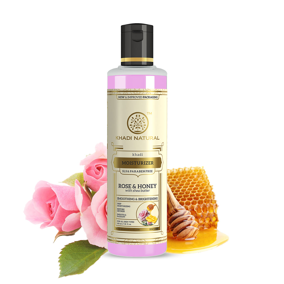 Rose & Honey Moisturiser SLS & Paraben Free 210ml