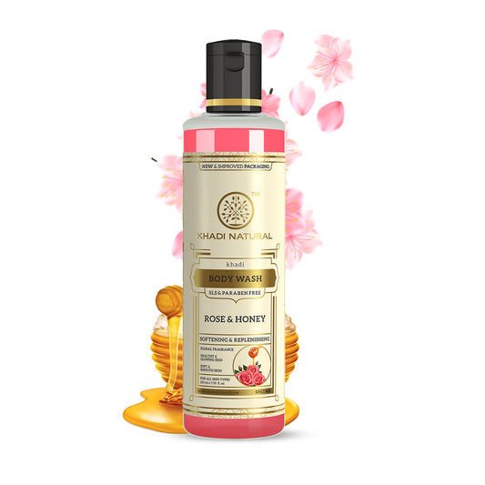 Rose & Honey Body Wash SLS & Paraben Free 210ml
