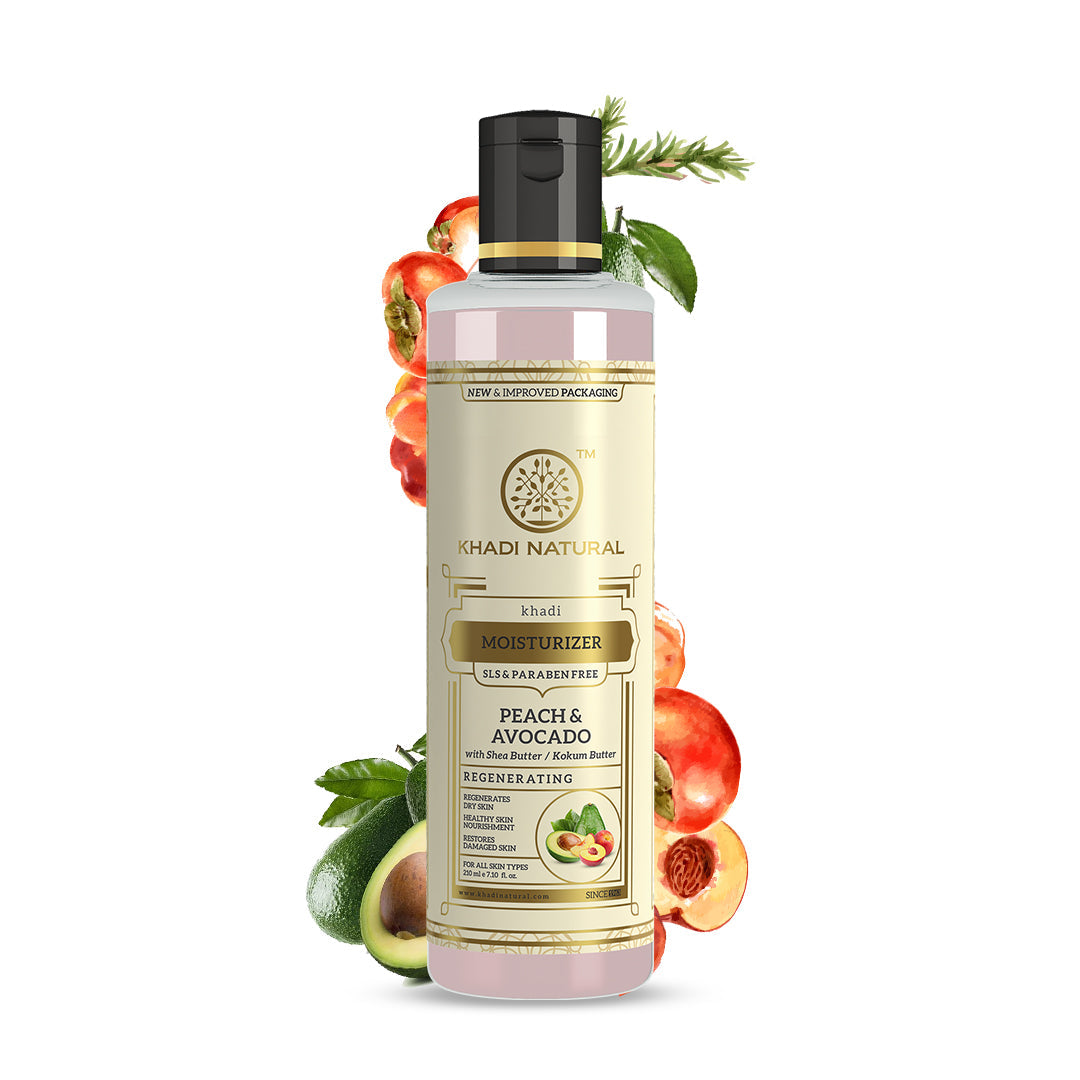 Peach Avocado Moisturizer with SLS & Paraben Free 210ml