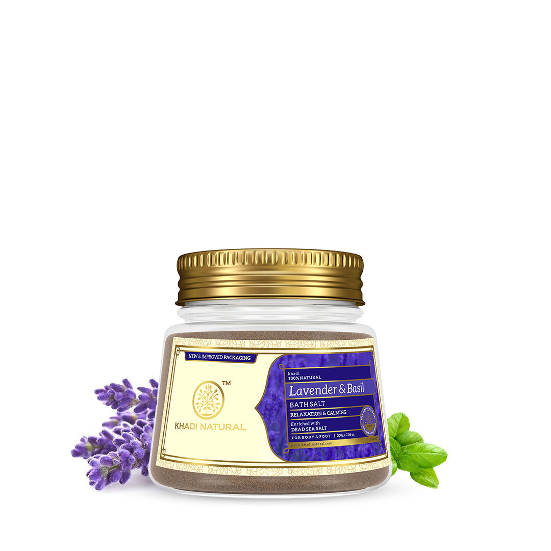 Lavender & Basil Bath Salt 200gm