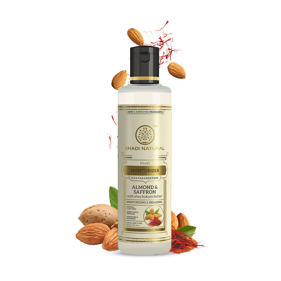 Almond & Saffron Moisturizer- SLS &  Paraben Free 210gm