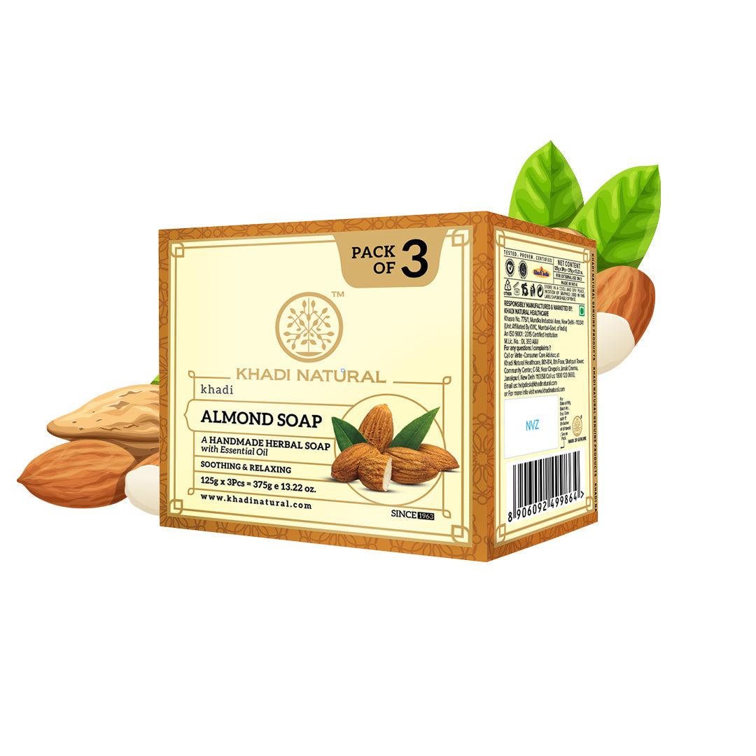 Almond Soap Combo Pack Of 3 125gm Each