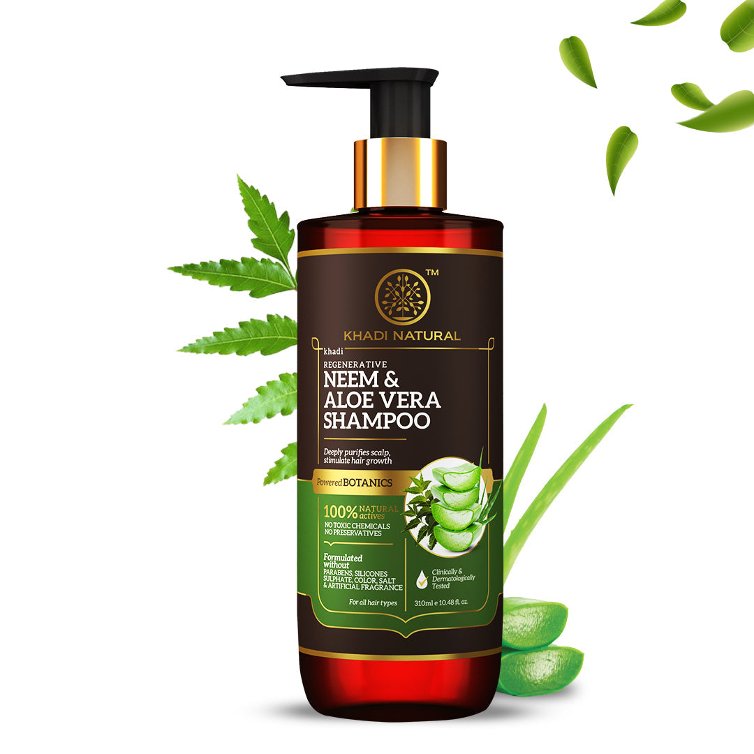 Neem & Aloe Vera Hair Cleanser - Paraben, Silicones, Sulphate, Color, Salt & Artificial Fragrance Free 310ml